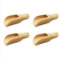 KYUQY Mini cucchiai in legno, cucchiaino da tè, detersivo in polvere, cucchiaio per caramelle in legno, cucchiaini piccoli per sale da bagno, piccoli cucchiai per spezie per scrub allo zucchero