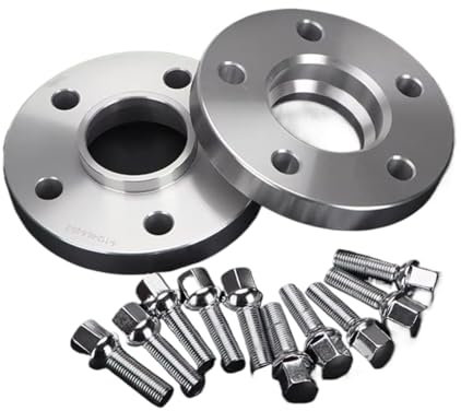 Spurverbreiterung Stahl Für Q5 (8R)/A6 (C6)/A6 Für Avant (4G5, C7)/A7/A8/A4 (B8)/A5 12/15/20 Mm PCD 5 X 112 CB 66,5 Geschmiedete Spurverbreiterungen 2 Stück Spürverbreiterungsatz(20mm)