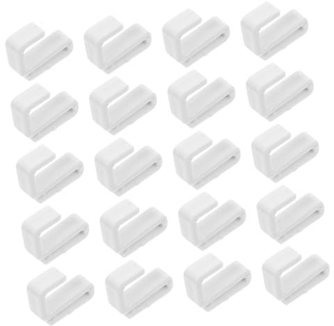 ABOOFAN 20 Stück S-haken Aus Kunststoff Schwerlast Aufhängehaken Für Küche Badezimmer Garderobe Büroorganisation Nagelfreie Installation Vielseitig Einsetzbar Verbesserte