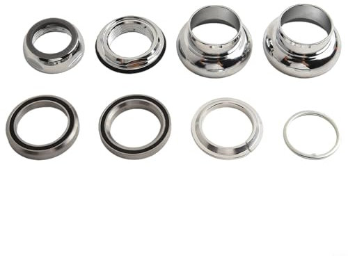 CNC Finished Bicycle Headset for Fixed Gear Racing, 1 Threaded, Fits 22 2mm Fork Diameter