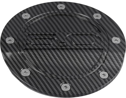 RFVBG Auto Kraftstoffeinfülltür Deckel Dekoration Abdeckung Tankdeckel, for Ford, for Mustang 2015-2022 5.0 Austausch des Tankdeckels(CARBON PRINT)