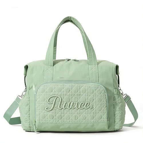 Bolsa personalizada de gran capacidad para mujer, bolsa para pañales de bebé, bolsa de pañales personalizada con nombre de bebé