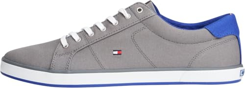 Tommy Hilfiger Chaussures de Sport Vulcanized pour Homme, Gris Moyen, 41 EU