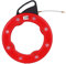 Tickas 20M Fiberglass Fish Tape Reel Puller Conductive Electrical Cable Puller with Impact Case Electric or Communication Wire Puller Use for Drywall Ceiling Under Rug Conduit or,Foot Fish Tape Tools