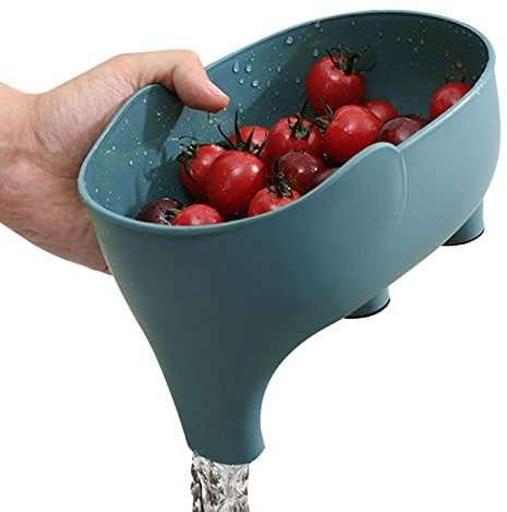 Spülbecken Sieb - Elefant-Abflusskorb, Multifunktionaler Abtropfgestell, Spülenfilter Für Küchenspüle, Abflusskorb Für Küchenspüle Waschbecken Filterablage Abfluss Korb Für Gemüse Und Obst
