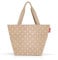 reisenthel shopper M in metallic dots coffee – Geräumige Shopping Bag und edle Handtasche in einem – Aus wasserabweisendem Material