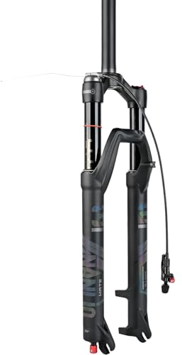 YIWENG Gerade Rohr Fahrrad Federgabeln 29 Zoll MTB Luft Gabel Rebound Einstellung Mounta Gabel