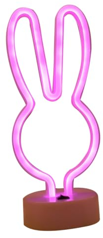 Veemoon Led Nachtlicht Mit Hasen-design Dekolicht Für Bücherregal Oder Schreibtisch Energiesparend Usb- Oder Batteriebetrieben Aa Nicht Enthalten