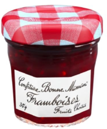 Confiture Bonne Maman 30g/Pot - Lot de 15, 30, 45 et 60 Pots - Livraison Gratuite France (15, Framboise)