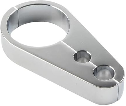 Morsetto for cavo freno frizione moto, for Harley, for Davidson, for moto con manubrio da 1-1/4, nero/cromato(Chrome)