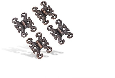 4 Scharniere Abguss Beschläge im restaurierungsshop Möbelbänder SYMMETRISCH