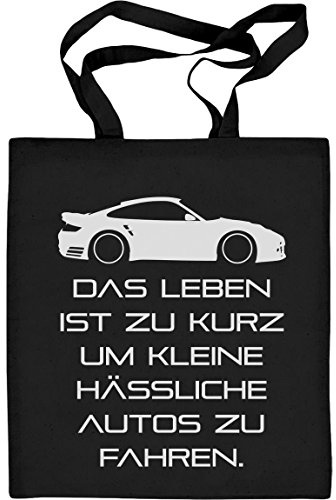 Shirtgeil Das Leben Ist Zu Kurz Um Kleine Hässliche Autos Zu Fahren Jutebeutel Baumwolltasche