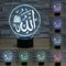 HPBN8 Ltd Islamischer Muhammad 3D Lampe USB Power 7 Farben Amazing Optical Illusion 3D wachsen LED Lampe Formen Kinder Schlafzimmer Nacht Licht