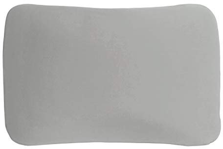 Edda Lux Bezug passend für Tempur Arch und Tempur Symphony S und M Schlafkissen, Softer Jersey Kissenbezug mit Reißverschluss, aus 100% Baumwolle, in Platin