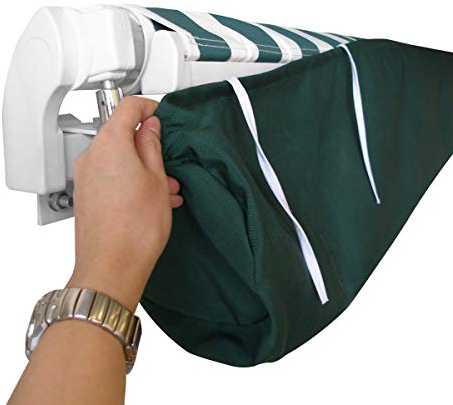 Housse de protection pour store banne - Imperméable - Vert (4 m)