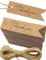 HOMETOOLS 100 Kraftpapier Geschenk-Anhänger Thank You, 7x2 cm, 10m Juteschnur, naturbraun