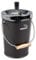 Aschenbecher Kübel XXL-Format Schleuderascher 20cm Metall schwarz-Chrom