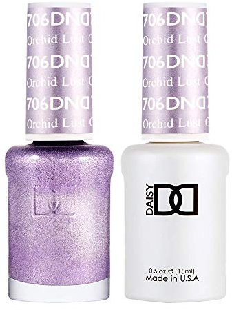 DND Duo Gel & Nail Polish Set - Orchid Lust 706-2x15ml