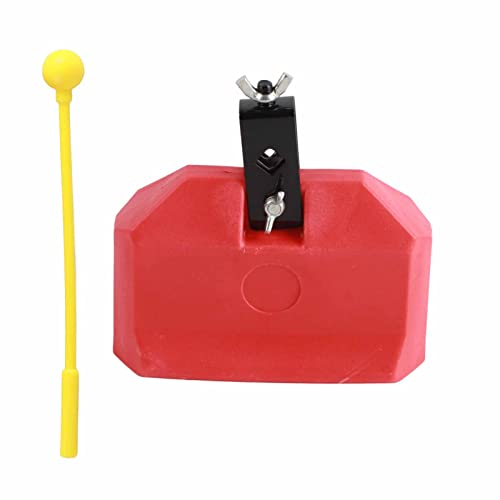 Bnineteenteam Cow Bell, ABS Kuhglocken-Krachmacher für Percussion-Musikinstrumente(rot) Cowbell Musikinstrument