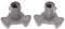 VAILANG 2 Pièces 17mm Four À Micro-Ondes Plateau Vinyle Guide de Support De Coupleur Support Plateau Axe