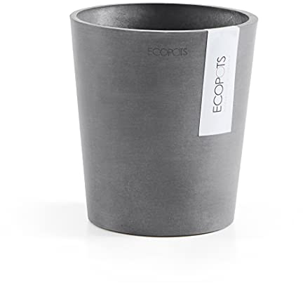 Ecopots Vase Morinda - Pots écologiques en matériau recyclé, diamètre 14 cm, idéal pour orchidée