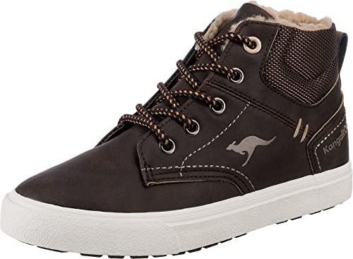 KangaROOS Unisex Kinder Kavu X Sneaker, Braun, 34 EU