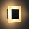 ZMH Wandlampe LED Wandleuchte Innen - Quadratisch Modern Design 3000K Warmweiß 16CM Indirekt Schlafzimmerlampe 7W Treppenhauslampe Eisen & Acryl Flurlampe für Flur Wohnzimmer Küche Bett