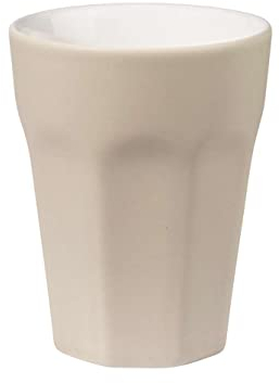 ASA Selection ti amo Colore Becher Espresso, Espressobecher, Kaffeetasse, Tasse, Steingut, Limestone, 100 ml, 5079228