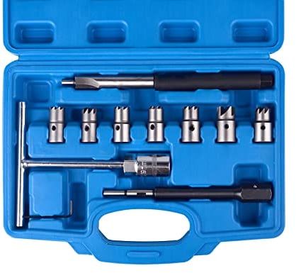 DAYUAN Lot de 10 coupe-sièges d'injecteur diesel compatibles avec Delphi Bosch BMW MERC CRD PSA Ford Fiat