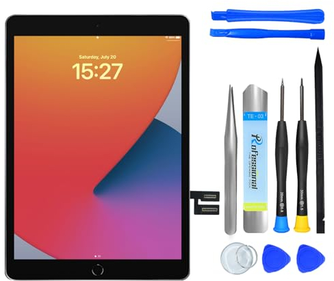 NB+ Screen Replacement For iPad 7th 8th 10.2 (A2197 A2198 A2200 A2270 A2428 A2429 A2430) Generation Touch Screen Digitizer 2019/2020 Pre-Installed Adhesive (Not LCD display)