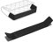OAikor WOC Shaper für Handtasche, Geldbörseneinsatz für Kettentaschen, Former, Filztaschenformer, C-Hanel, Bodenformer, Ultimativer Schutz und Unterstützung, Schwarz, 25,4 x 3