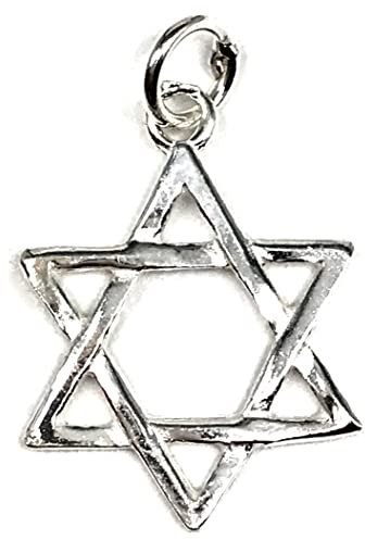 PENDENTIF ÉTOILE DAVID ARGENT 925/1000