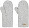 Barts Damen Strickfäustlinge Bridgey gefütterte Winter-Handschuhe 0259 Heather Grey 02