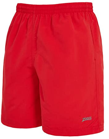 Zoggs Mens Ecodura Penrith 17 Shorts, Red, XL