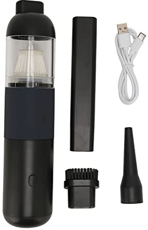 Cuifati Kabelloser Handstaubsauger, Kleiner 120W 6000PA Leistungsstarker Tragbarer Autostaubsauger, Staubsauger mit USB-Aufladung für die Reinigung von Haustierhaaren zu Hause (Blau)