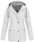 PU Windbreaker Damen Mantel Fleece gefütterter Regenmantel Regenjacke damen Regenjacke Damen Sportlicher Fit Slim wasserabweisend Damen Flauschigem Hundejacke Plussize