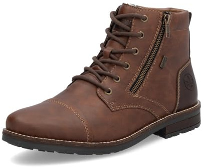 Rieker Hombre Botines 33200, de caballero Botines,repelente,riekerTEX,zapato de transición,zapato de invierno,botas,bota,Marrón (braun / 27),42 EU / 8 UK