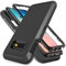 for Samsung Galaxy S10e Case, 3-Layer Full Body Heavy Duty Rugged Bumper Cover, Shockproof Drop Proof Protection Case for Samsung Galaxy S10e, Black