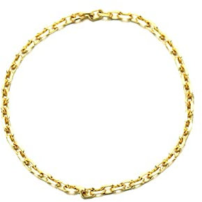 Epinki Echte Goldschmuck Ring 18 Karat 750 Gold, Kette Eheringe, 18K Gold Trauringe Freundschaftsringe Hochzeitsring für Damen, Gold, Gr.48