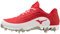 Mizuno Herren 9-Spike Ambition 3 Baseball-Stollen, Rot-Weiß, 39 EU