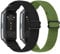 YCHDDER Elastisches Nylon Armband kompatibel mit Huawei Band 6/Huawei Band 6 Pro/Honor Band 7 Armband,Verstellbare Aatmungsaktive Sport Ersatzarmband für Herren Damen