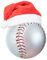 8 cm große Weihnachts-Baseball-Ornament, glasgeblasene Weihnachtskugel, Ornamente für 2023, Weihnachtsbaumschmuck – Weihnachtskugel, Ornamente, Kugeln für Kinder, Jungen, Weihnachten, Urlaub, Party,
