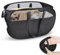 HONZUEN Cesto Ropa Sucia 70L,Cesta Ropa Plegable Ligero,Cesto de Ropa Transpirable de Malla,Cesto para la Colada Grande,Organizador de Ropa y Juguetes,Cestas Almacenaje,Lavanderia,Negro,Laundry Basket