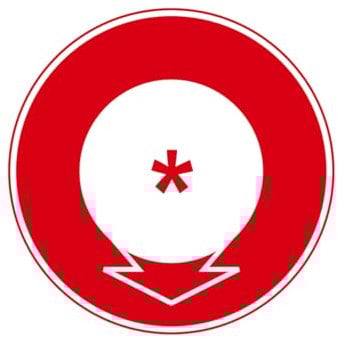 F306 - Sicherheit - Schild und Brandschutzbeschilderung - Abmessungen nach Wahl- Norm ISO 7010