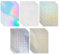 Pilikoll 15 Pezzi A4 Carta Olografica in Vinile Olografico Vinile Carta Adesiva Holographic Sheet Impermeabile Autoadesiva Cart Adesiva Olografic Pellicola Olografica per Decorazione Artigianale DIY