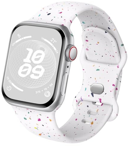 Joehwerr Sport Strap Compatible with Apple Watch Straps 40mm 41mm 38mm 42mm 44mm 45mm 46mm 49mm for Women Men, Recycled Plastic Soft Silicone Band for iWatch SE3 Series 11 10 9 8 7 6 5 4 3 2 1