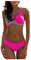 MOKBAY Bikini Damen Set Neon Curvy Zweiteiler Triangel Sommer Bikinis für Damen Urlaub Must Haves Strand Shape Summer Swimming Suits Women(rosa,L)