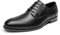 Bruno Marc Herren Anzugschuhe Schnürhalbschuhe Klassischer Business Derby Oxford Hochzeit Schuhe Schnürschuh Lederschuhe mit Reißverschluss,Size 41,Schwarz,SBOX2415M-E