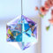 100mm Prisma Kristall zum Aufhängen Sonnenfänger Bunt Fensterprisma Suncatcher Ornament Glas Anhänger Regenbogenmacher Kronleuchter Kristallanhänger für Fesnter Haus Garten Deko