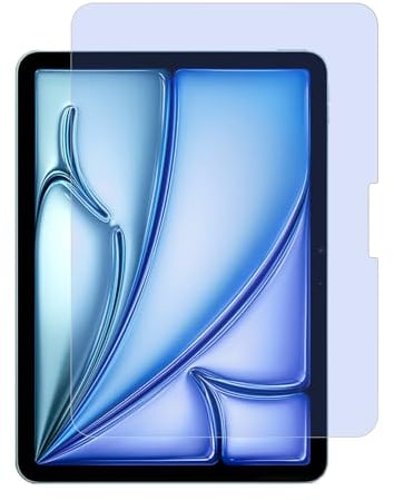 FiiMoo Anti-Blaulicht Displayschutz Folie Kompatibel mit iPad Air 11 Zoll 2024, Schutzfolie, Displayschutzfolie, Augenpflege, Augenermüdung Lindern [Blockiert übermäßiges Schädliches Blaues Licht&UV]
